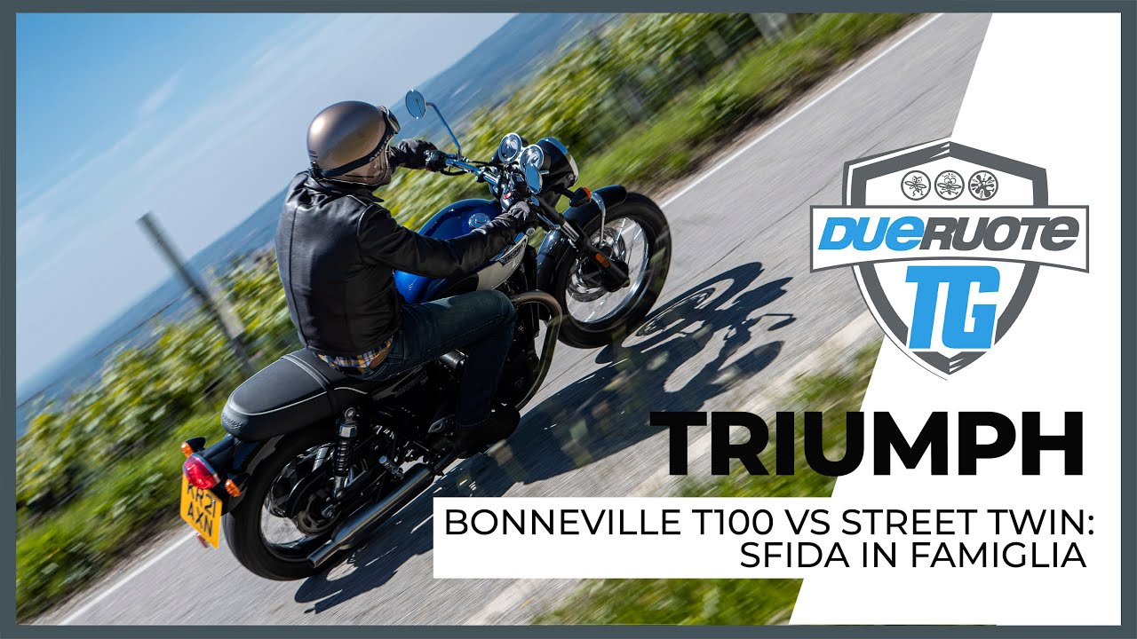 Comparativa modern classic Triumph: Street Twin VS Bonneville T100! – DueruoteTG #82