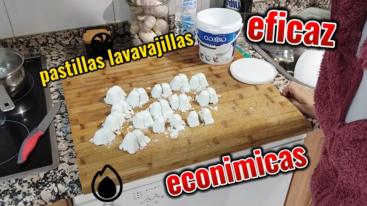PASTILLAS PARA LAVAVAJILLAS SUPER ECONOMICAS,FACILES DE HACER