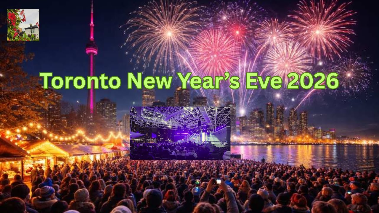 Toronto New Year's Eve 2026I Harbourfront Music, Food, Fireworks (Part 1)