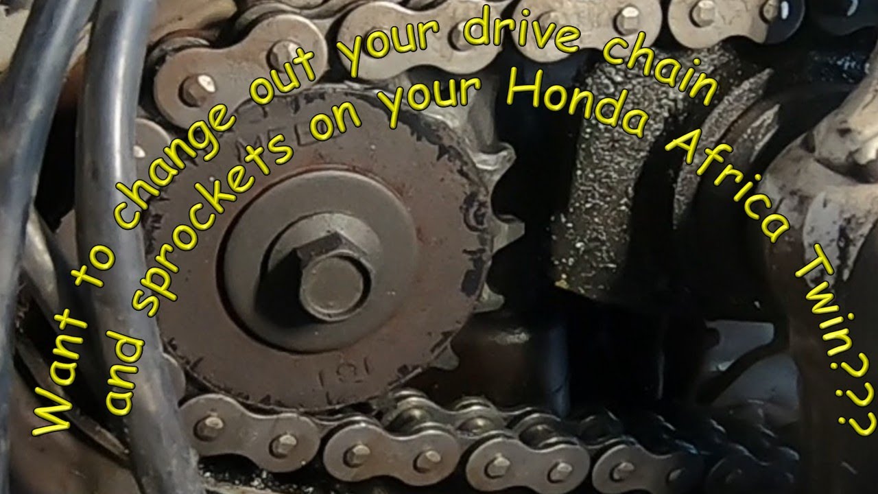 Honda Africa Twin Chain and Sprocket Service