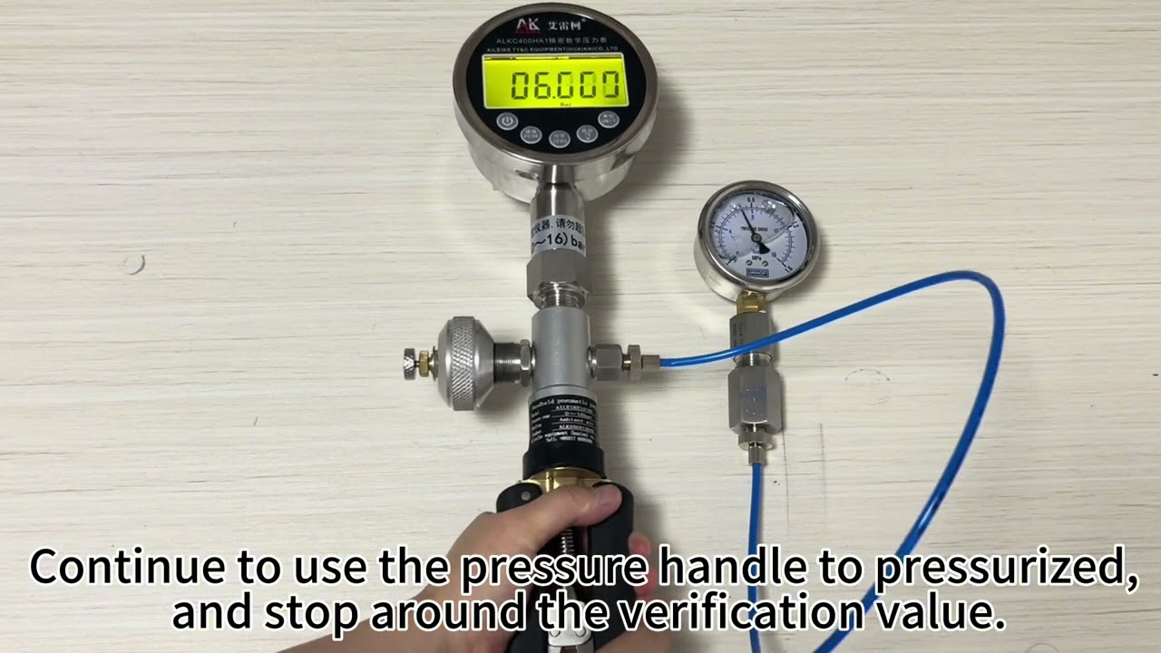 AILEIKE101SE Handheld air pressure pump Pressure range:0～16bar#marine #hand #pump #calibrator