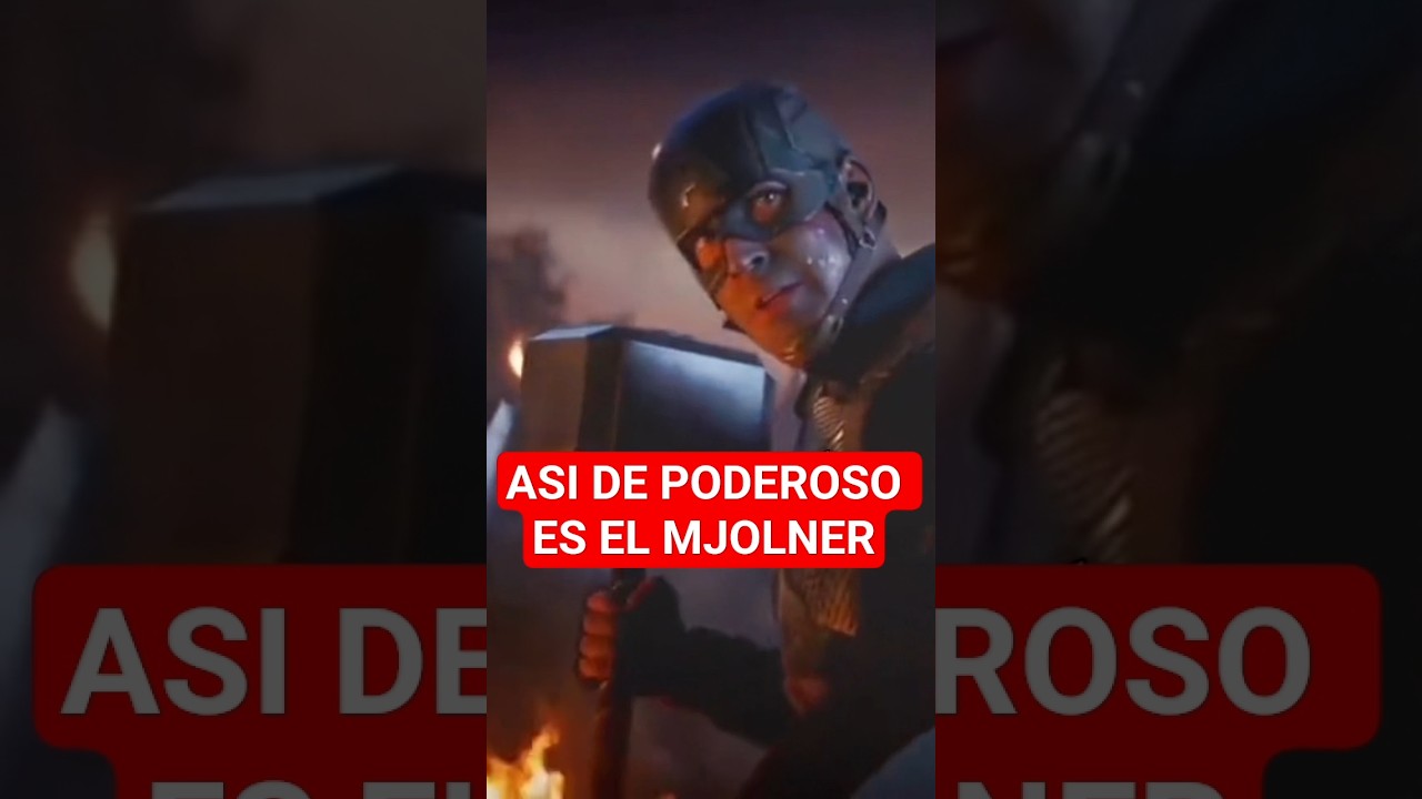 Asi de #poderoso es el #mjolnir #thor #marvelcomics #avengersdoomsday #loki #marvel #comics #short