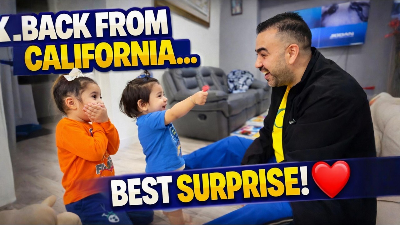 Surprising my Kids after Returning from California | 827