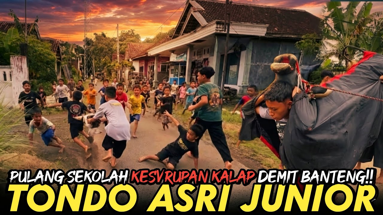 B0C1L KESVRUPAN DEMIT NG4M0K KEJAR TUKANG NGURAK DEMIT!! BANTENGAN TONDO ASRI JUNIOR