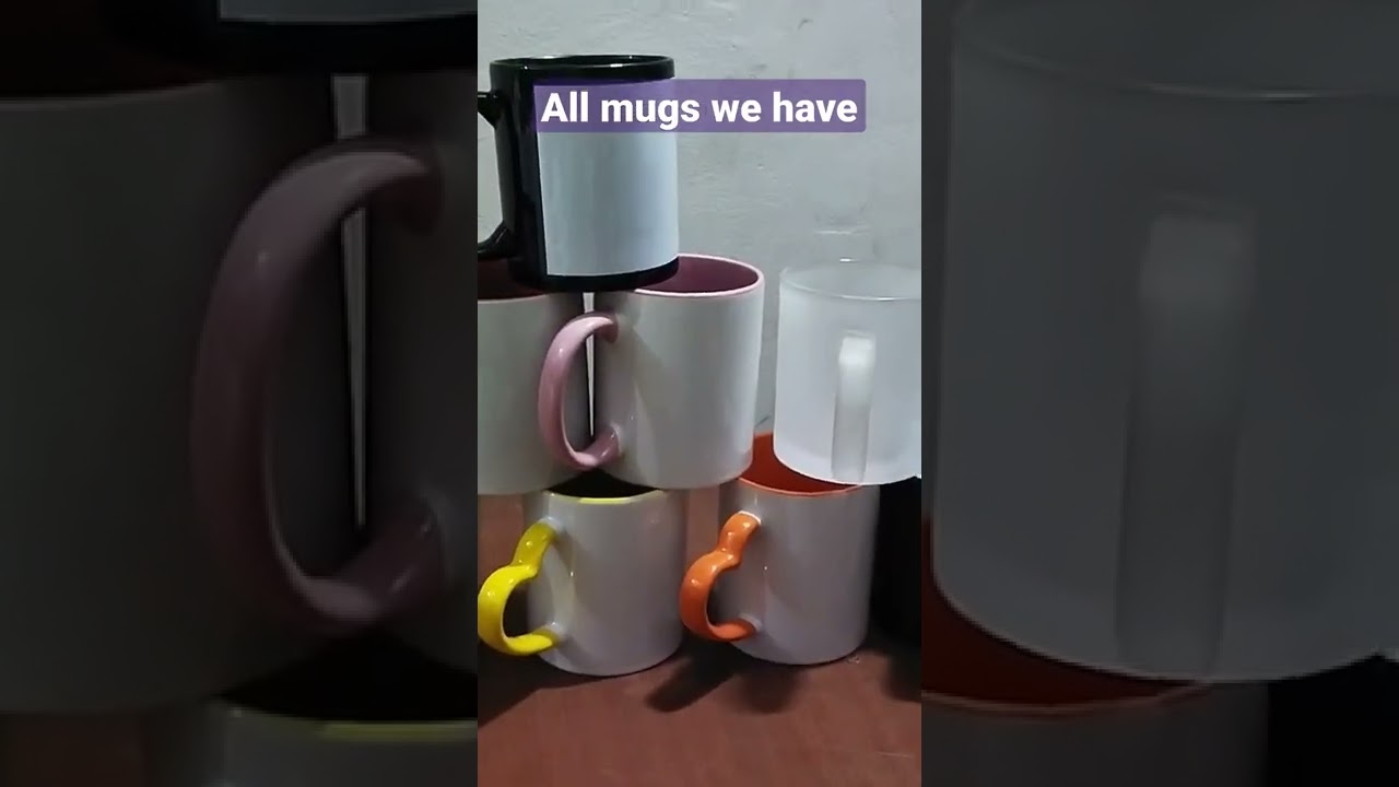 different mugs for printing photo mug, glass mug, froasted mug, magic mug, heart shape mug