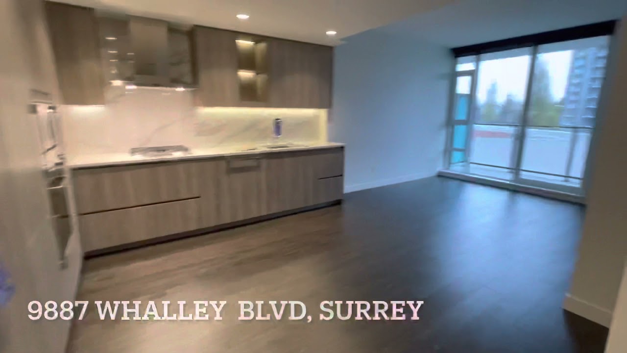 Park Boulevard Surrey by Concord - 1 Bed 1 Bath 535sf Condo Tour | 9887 Whalley Blvd