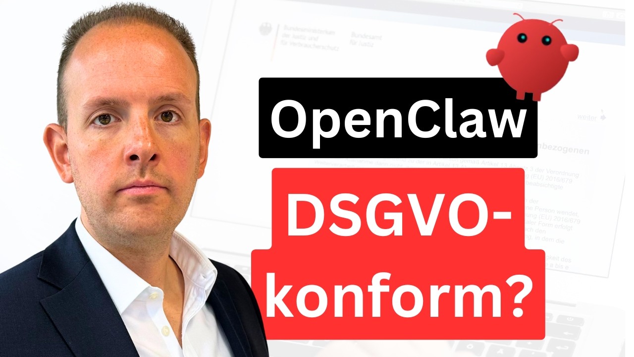 Ist OpenClaw (ClawdBot) DSGVO-konform? Der KI-Agent im Datenschutz-Check