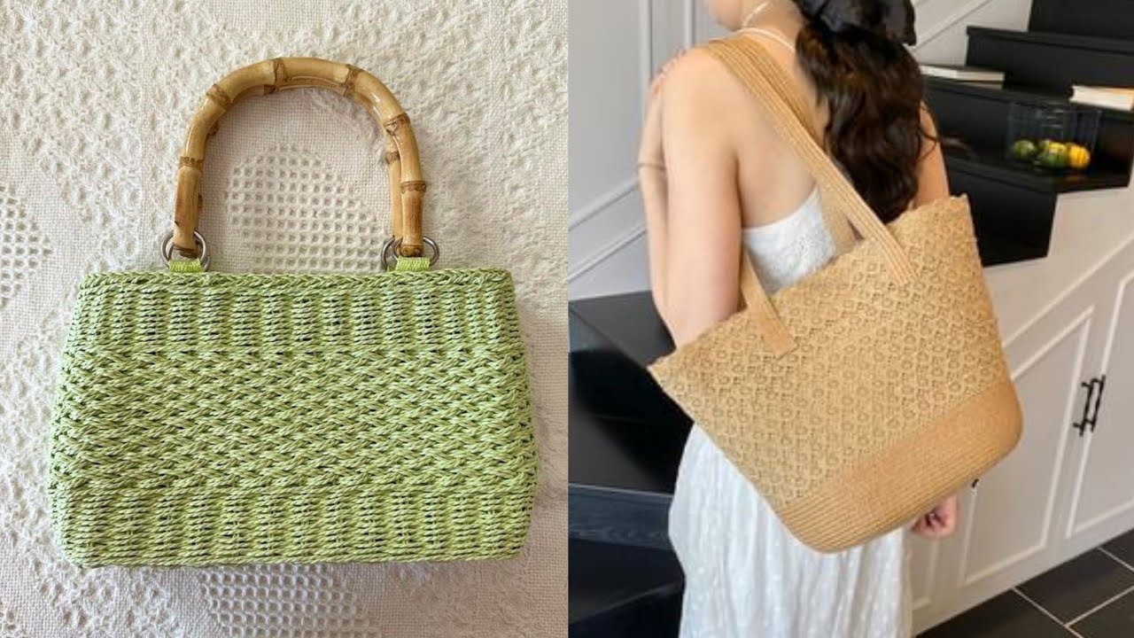 Fabulous Free Crochet Patterns Crochet 🧶 Handbags Embroidery Designs For Girls 