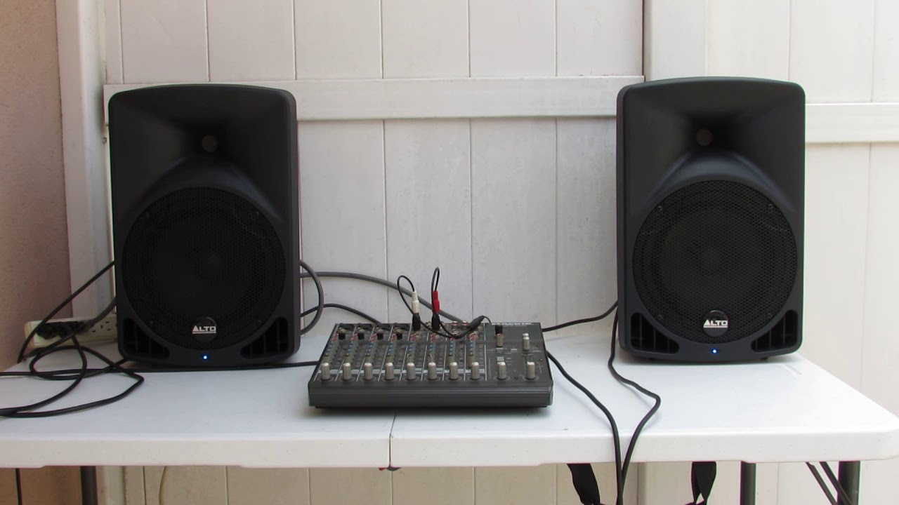 Best Alto TX8/TX108 Speaker Demo Multi Song Test