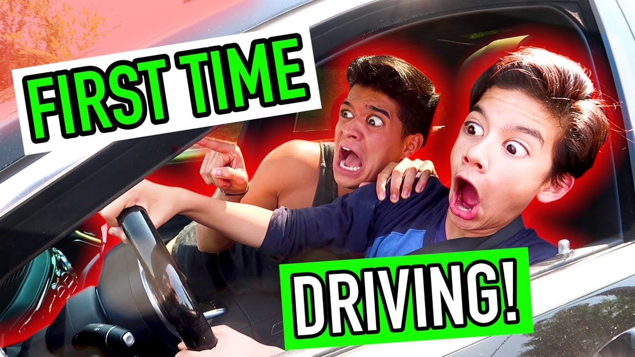 Little Bros FIRST DRIVING LESSON! *$150,000 Luxury Car*
