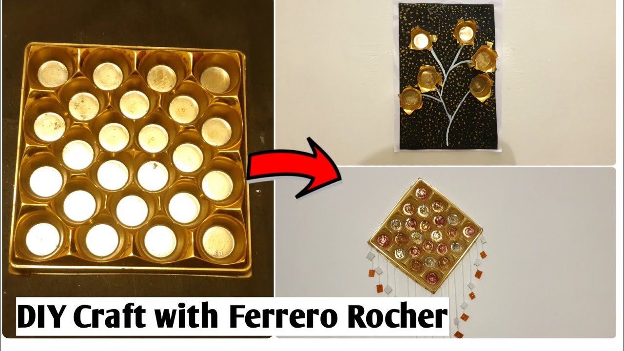 DIY Craft with Ferrero Rocher chocolate cover||Best DIY Idea Ever||Recyle_ Ferrero Rocher cover||