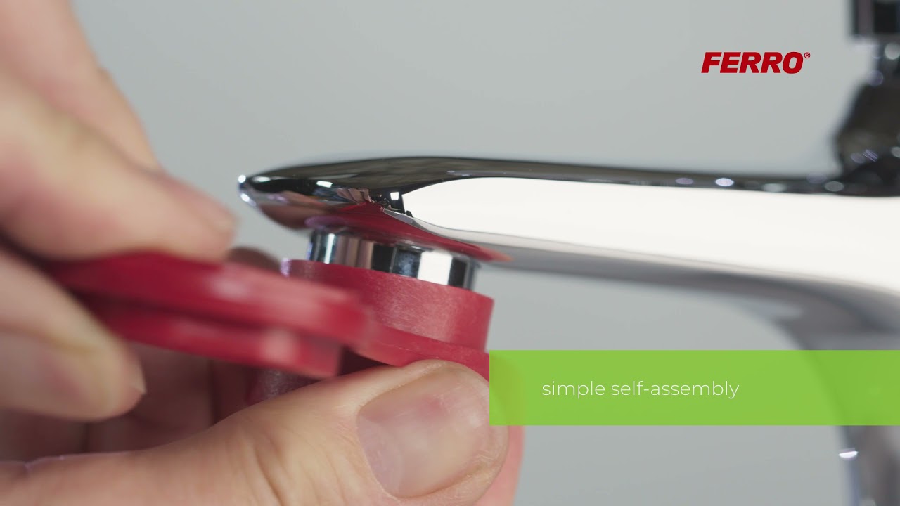 Bathroom mixer's aerator | Saving water | How to replace an aerator? | FERRO GROUP