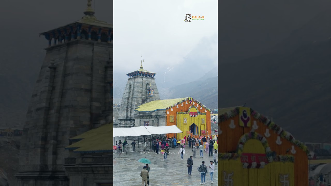 Kedarnath Temple Grand Reveal:Mesmerizing Decor Timelapse! 🌟#Kedarnath#GrandReveal#TimelessBeauty