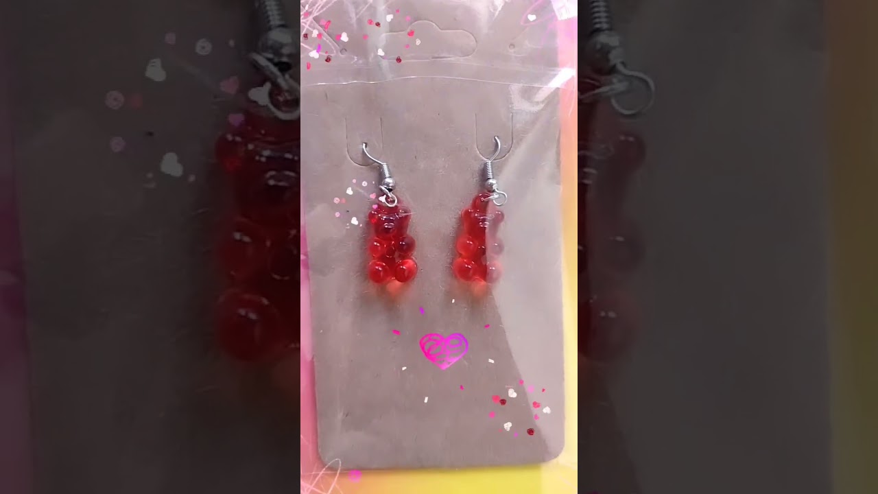 brincos gummy bear 🥰 #avenda #brinco #diy #smallbusiness #divertido #handmade #piracicaba #bead