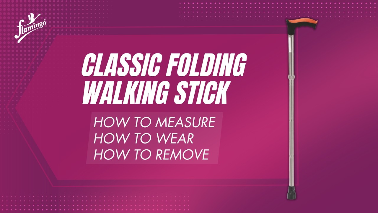 Классическая складная трость | Фламинго | Как использовать