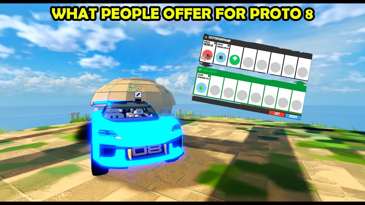Что люди предлагают за Proto 8? (Побег из тюрьмы Roblox)