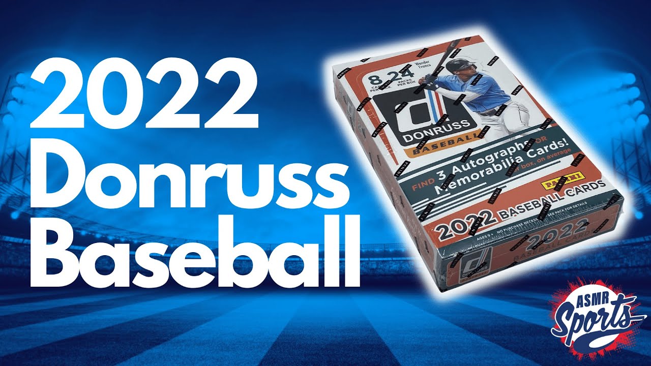 ASMR: 2022 Donruss Baseball / hard candy / whisper