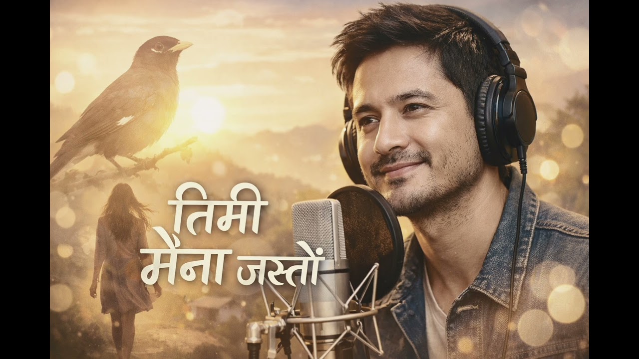 Timi Maina Jastai (तिमी मैना जस्तै) - Official Lyric Video | New Nepali Pop Song 2026  