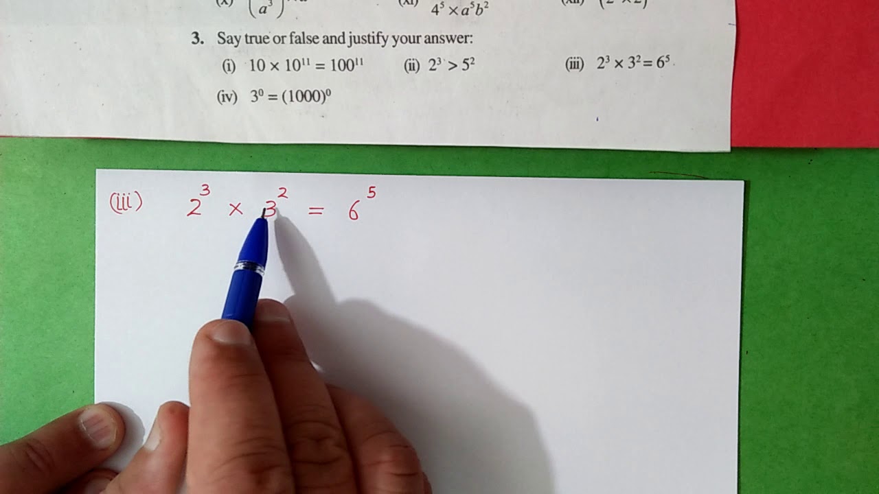 Q.3, Ex.11.2 Chapter:11 Exponents And Powers | New Ncert Maths Class 7 | Cbse