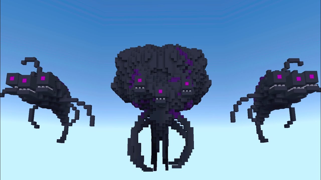Wither storm build in Minecraft (all phases) (chapters in description)