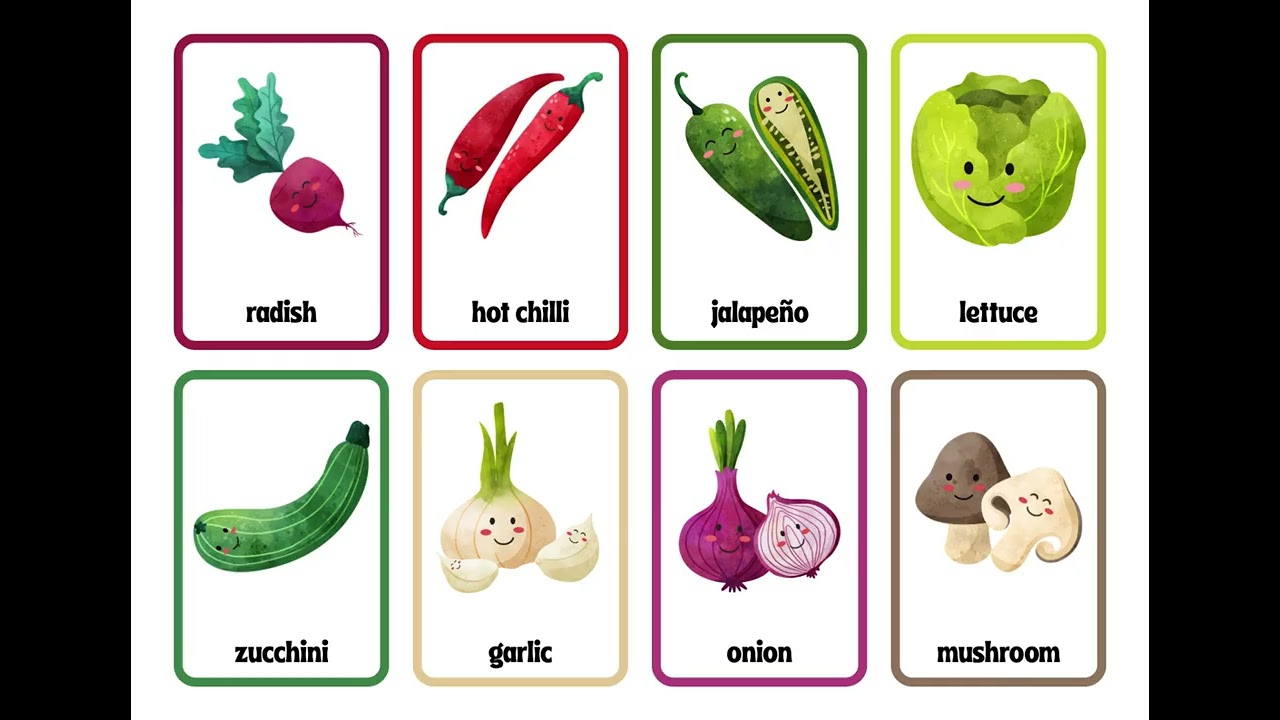 Fruit and Vegetables English #english #learnenglish #learn