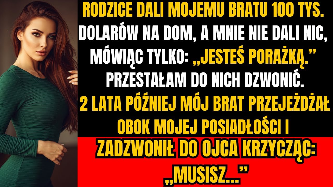 Moi rodzice dali bratu 100 tys. i nazwali mnie zerem — wtedy zadzwonił prokurator federalny