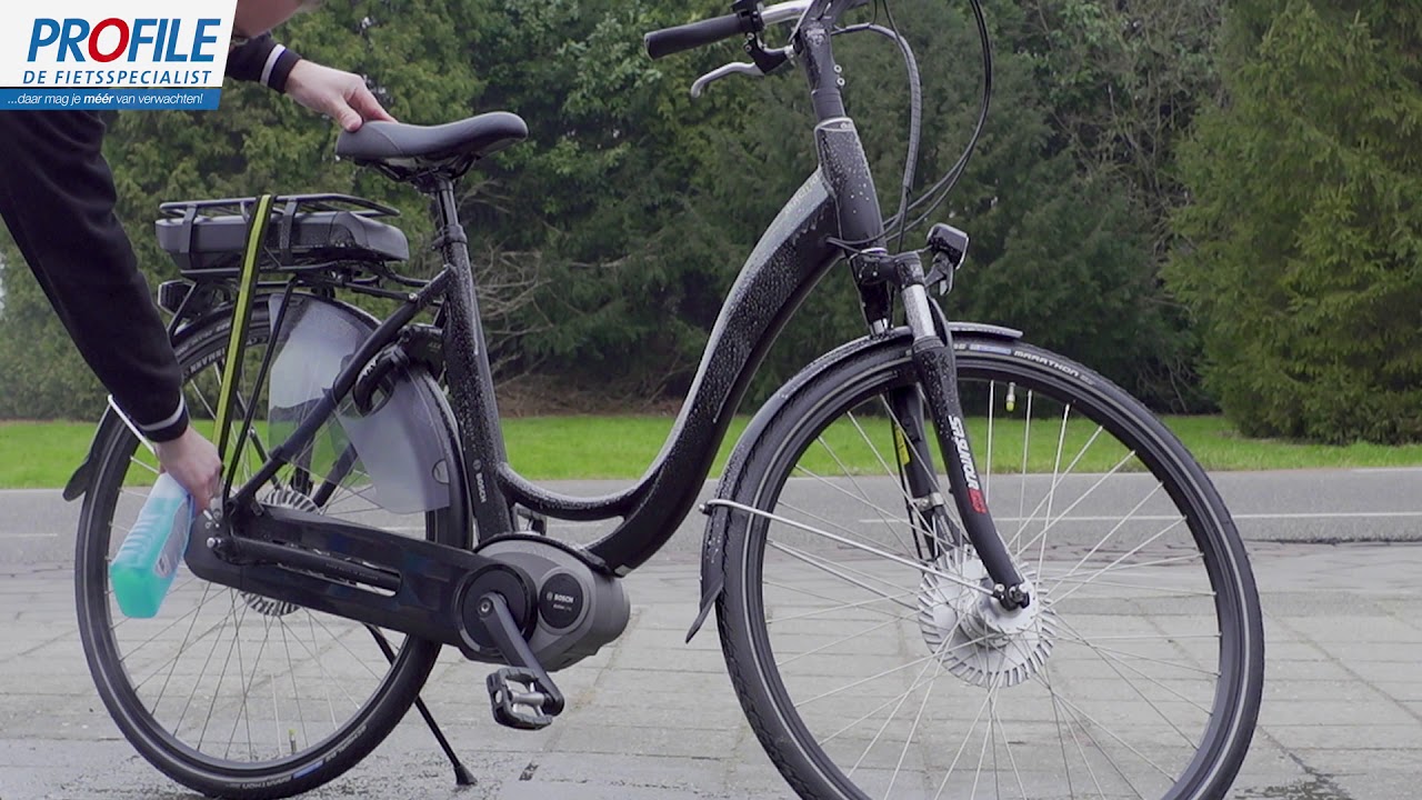 Uw E-bike of stadsfiets schoonmaken