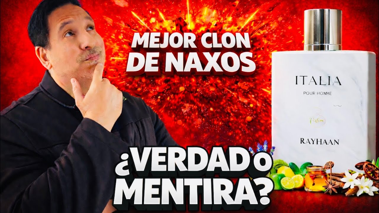 LA VERDAD DE RAYHAAN ITALIA 🤔CLON DE NAXOS ¿ SI O NO ? #perfume #fragrance #rayhaan #clone #dupes