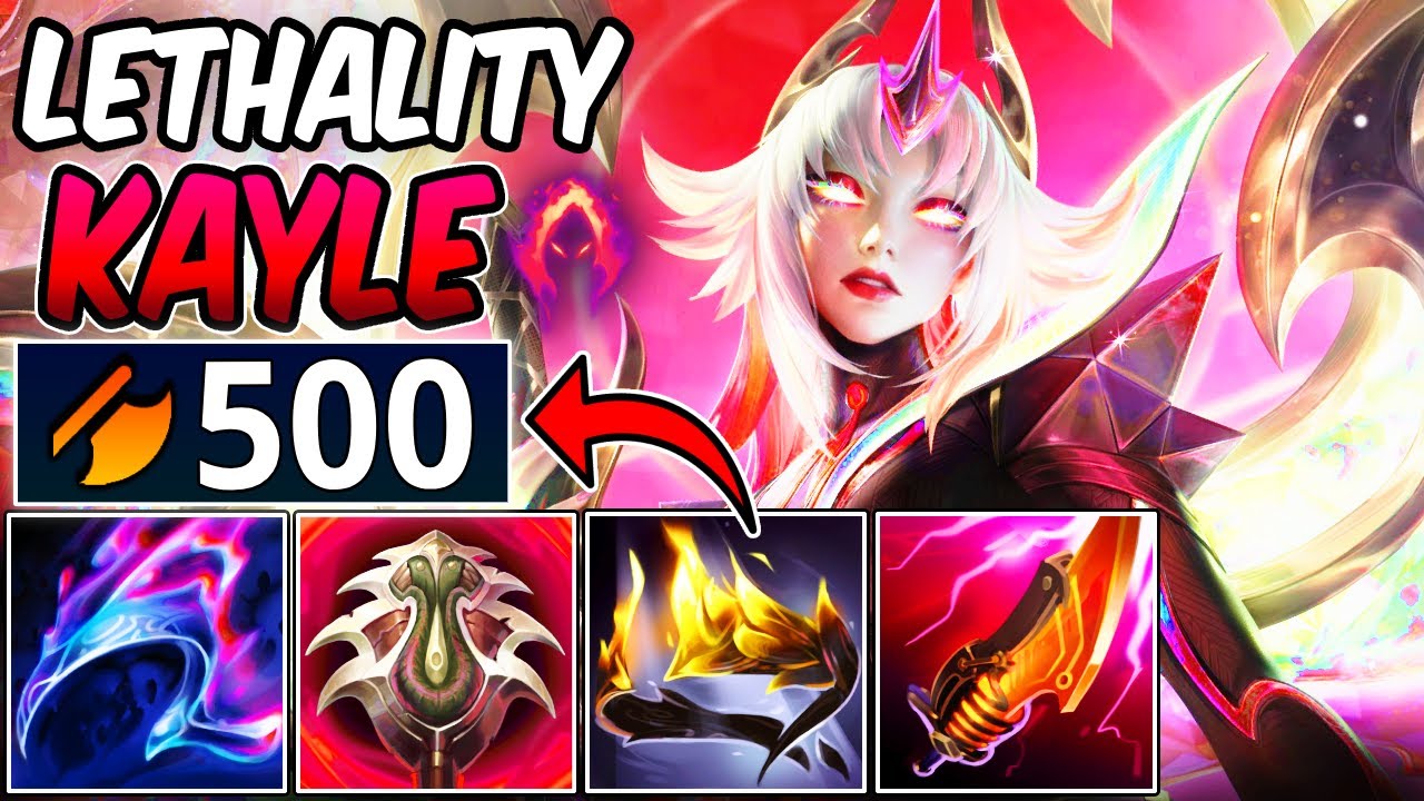 FULL LETHALITY AD KAYLE is actually BROKEN! (500+ AD, 54k DMG - New Build & Runes) League of Legends