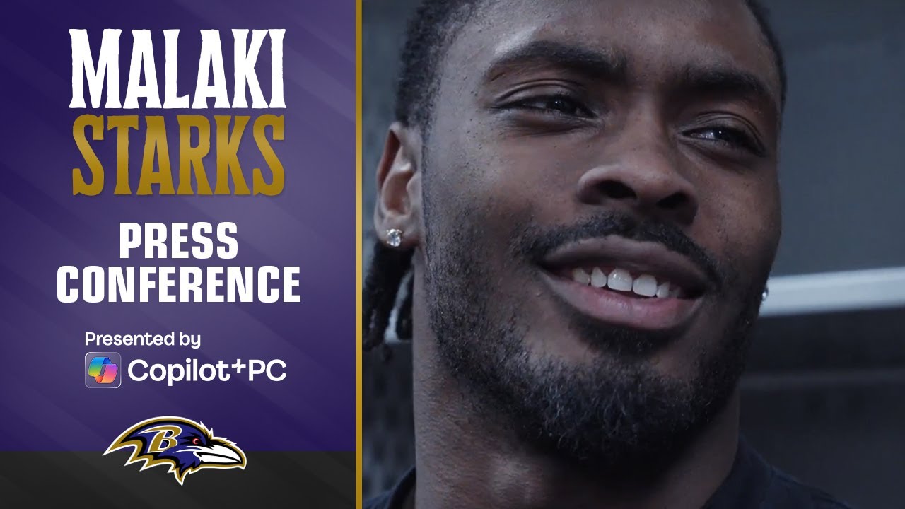 Malaki Starks on His Interception vs. Vikings | Baltimore Ravens