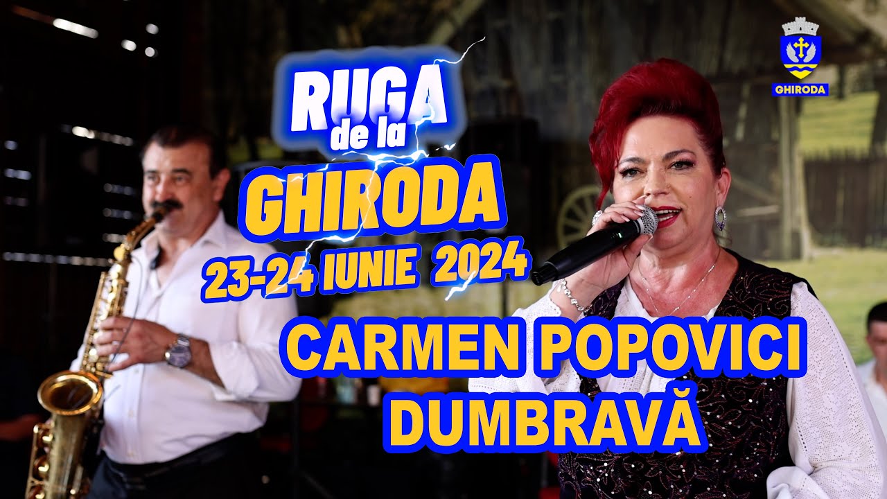 Carmen Popovici Dumbravă, sărbătorită acasă la Ghiroda chiar pe scena ! Ruga de la Ghiroda 2024