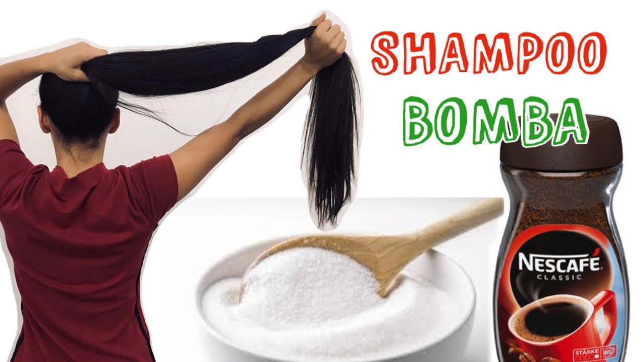 Shampoo Magico Crece Pelo - CHAMPU BOMBA de CAFE