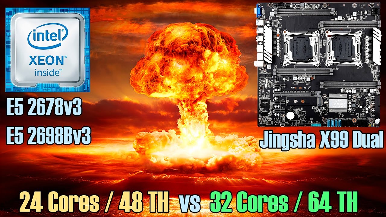 Ядерное безумие: гроза Ryzen-ам и Threadripper-ам. Тест Dual Xeon E5 2678v3 vs 2698Bv3