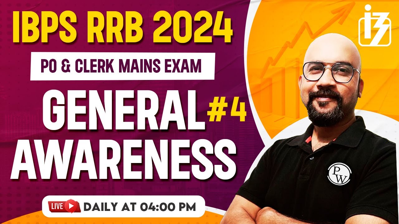 IBPS RRB Mains 2024 | General Awareness for Banking Exams | Bhaskar Sir #4