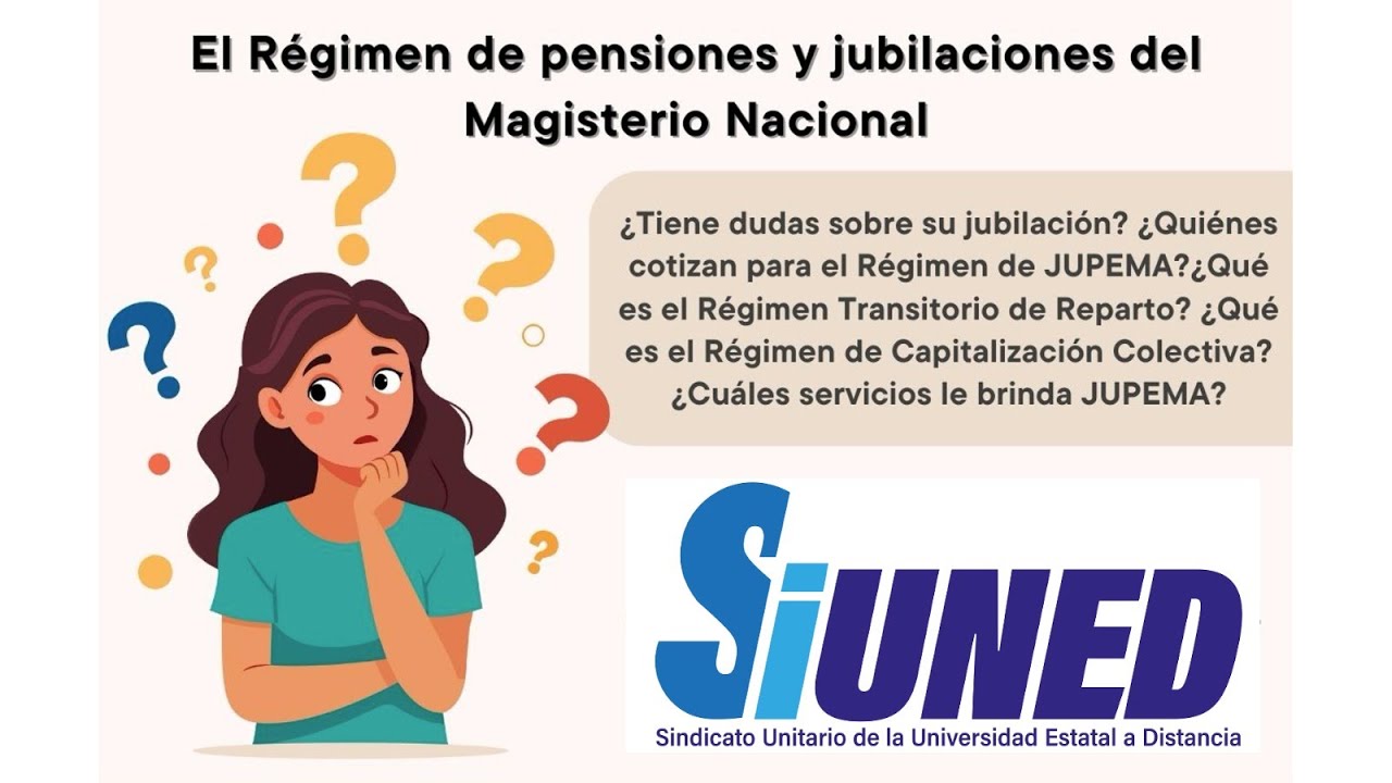 Charla El Régimen de pensiones y jubilaciones del Magisterio Nacional
