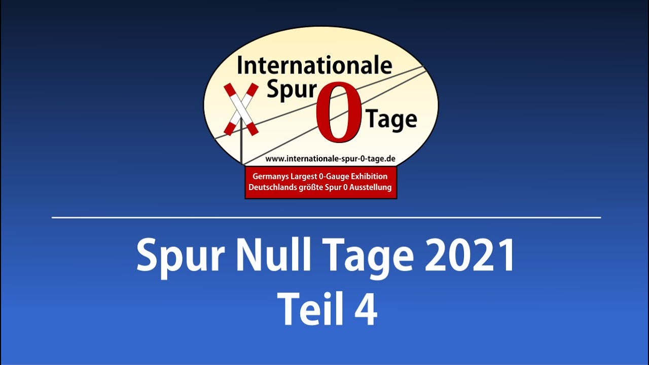 Virtuelle Internationale Spur Null Tage 2021 Teil 4