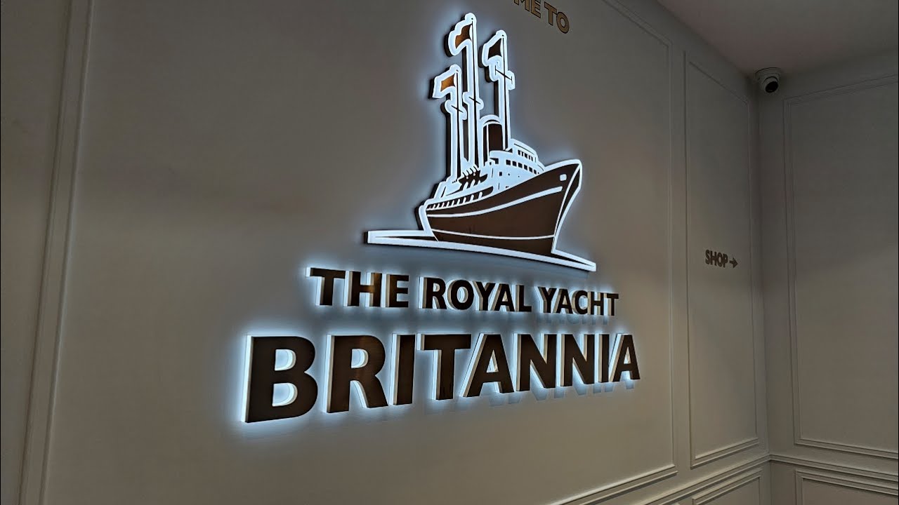 Королевская яхта Britannia 4K - Эдинбург, Шотландия