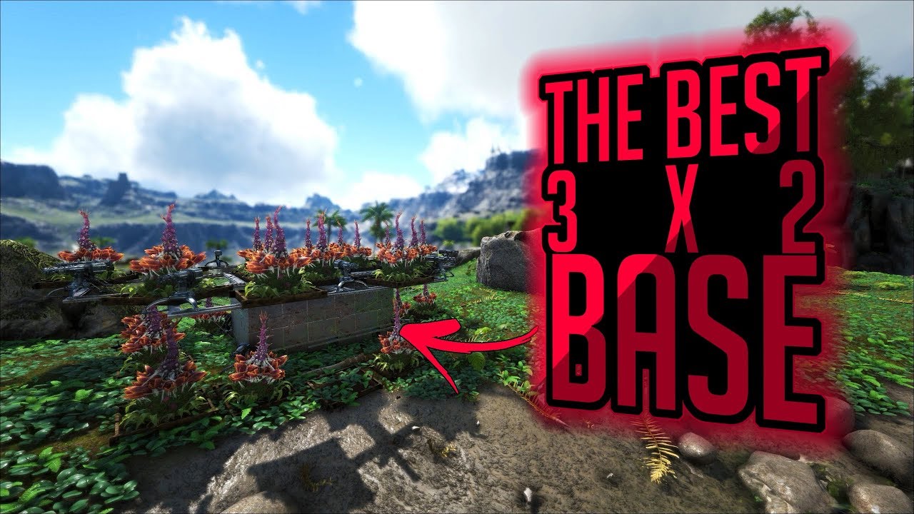The Best 3x2 PvP Base Design In ARK: Survival Evolved