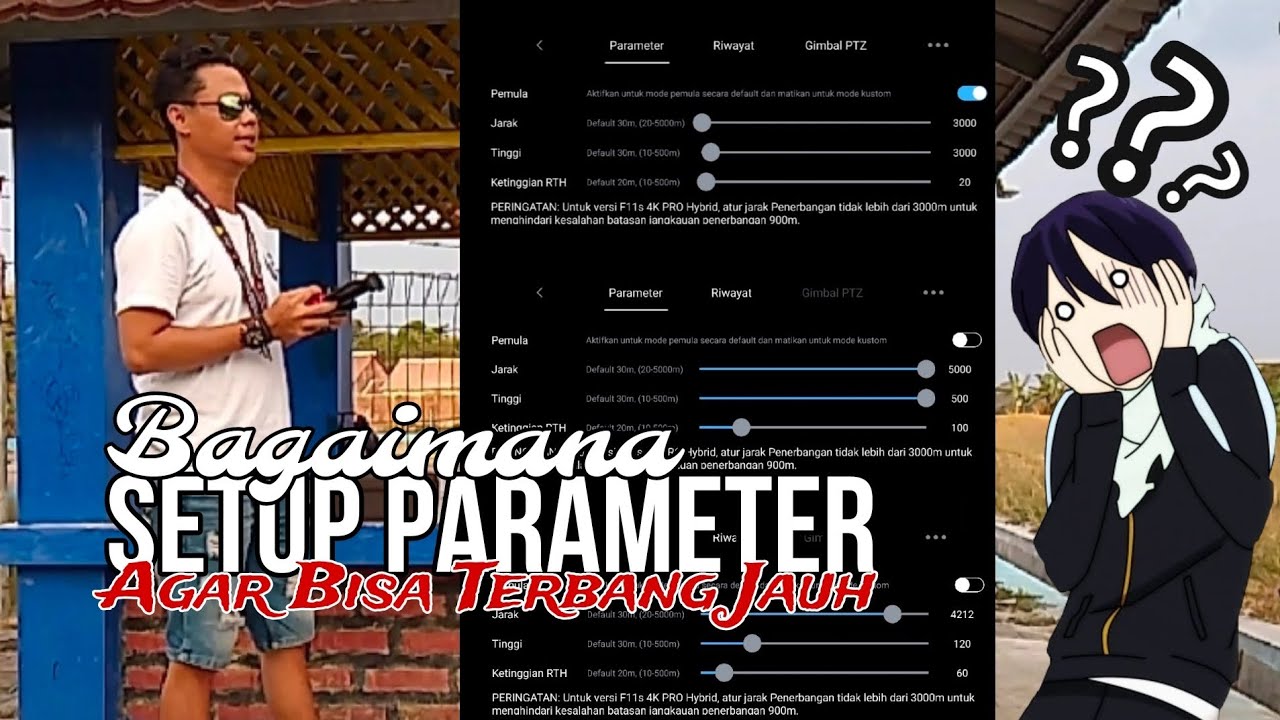 Jadi Begini ❓Setup Parameter Drone SJRC Agar Maksimal Jarak Terbangnya
