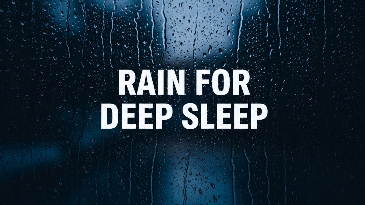 Rain Sounds to Beat Insomnia | Peaceful Night Rain Ambience for Deep Sleep