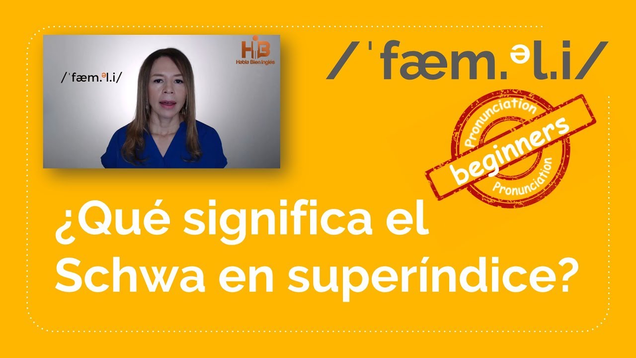 ¿Qué significa el Schwa en super índice?
