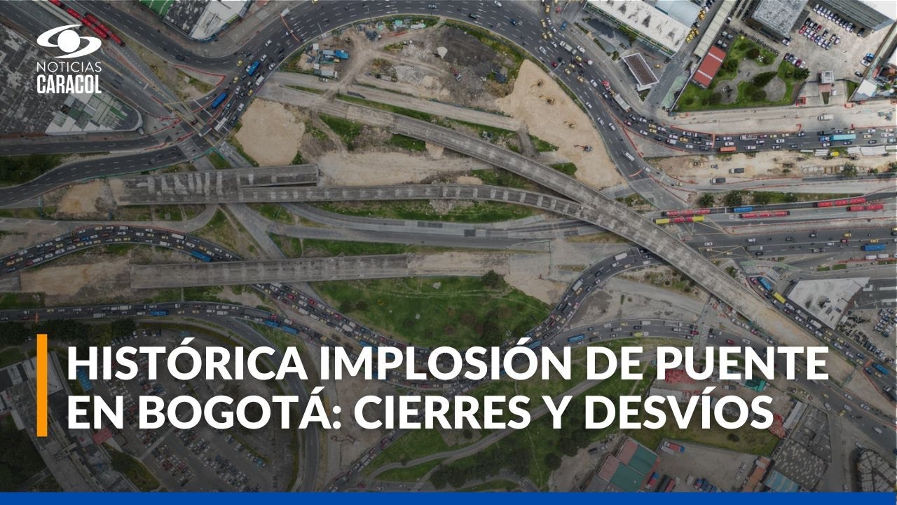 Bogotá hará su primera demolición controlada de un puente; será el de la carrera 50 con calle 13