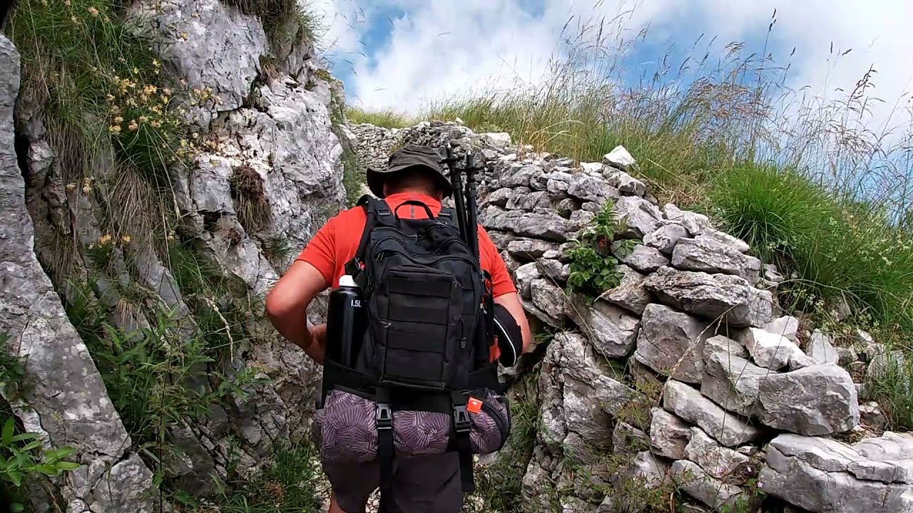 Trincee Del Monte Palon e Castel Cesil - Possagno (TV) 9 Luglio 2021