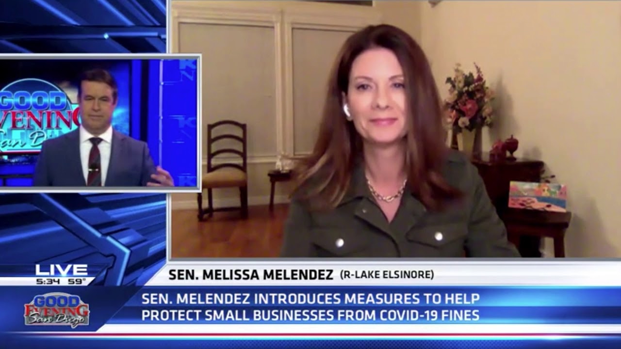 Senator Melissa Melendez Joins KUSI News To Discuss SB 102 And SCR 5 To Protect Small Businesses