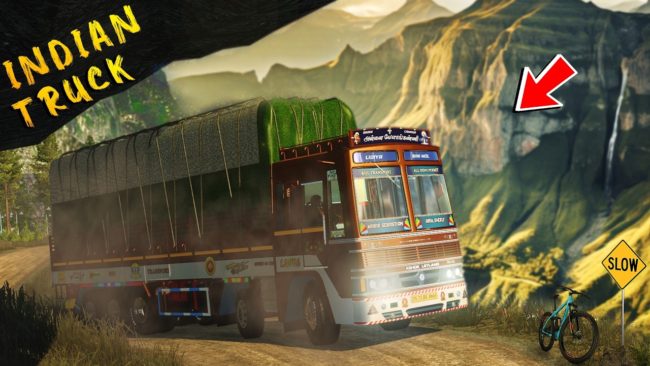 ASHOK LEYLAND BS6 TRUCK VS DANGEROUS ROADS 😱