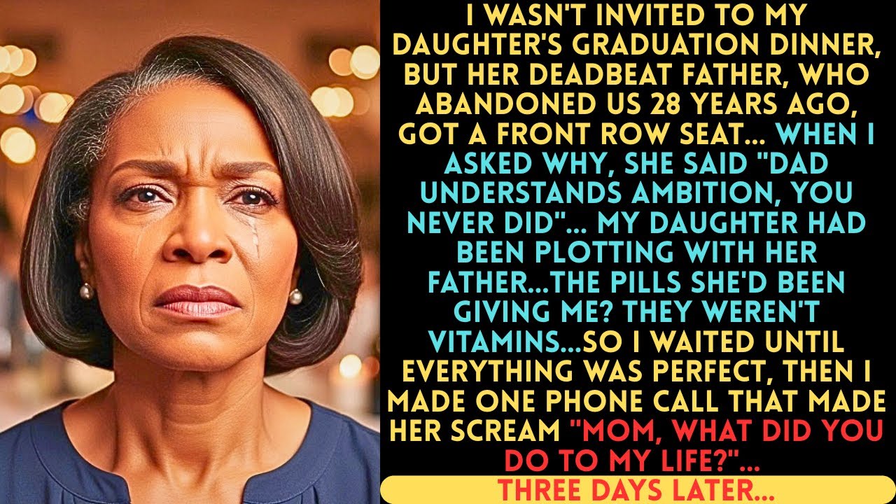 Everyone Got An Invite To Her Graduation Dinner Except Me… Then I Found My Own Death Warrant...