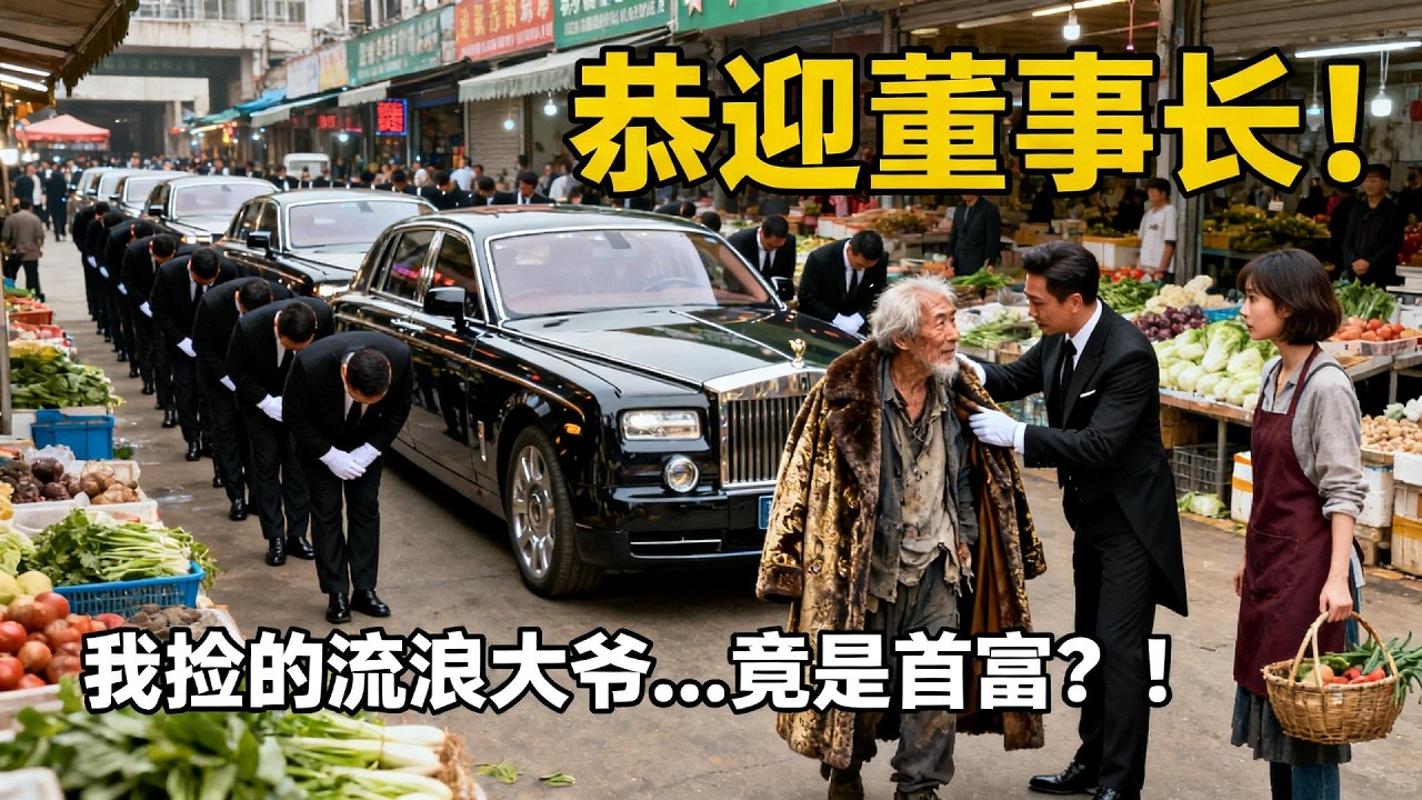 菜市場最美賣魚妹，好心收留“撿破爛”的孤寡大爺，誰知大爺的“窮孫子”竟是本市最大商業廣場的繼承人！