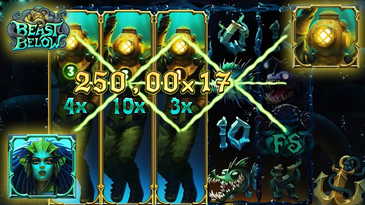 CASSINO forra no BEAST BELOW - Slot novo da Hacksaw, muito legal esse slot, primeira vez e forra!