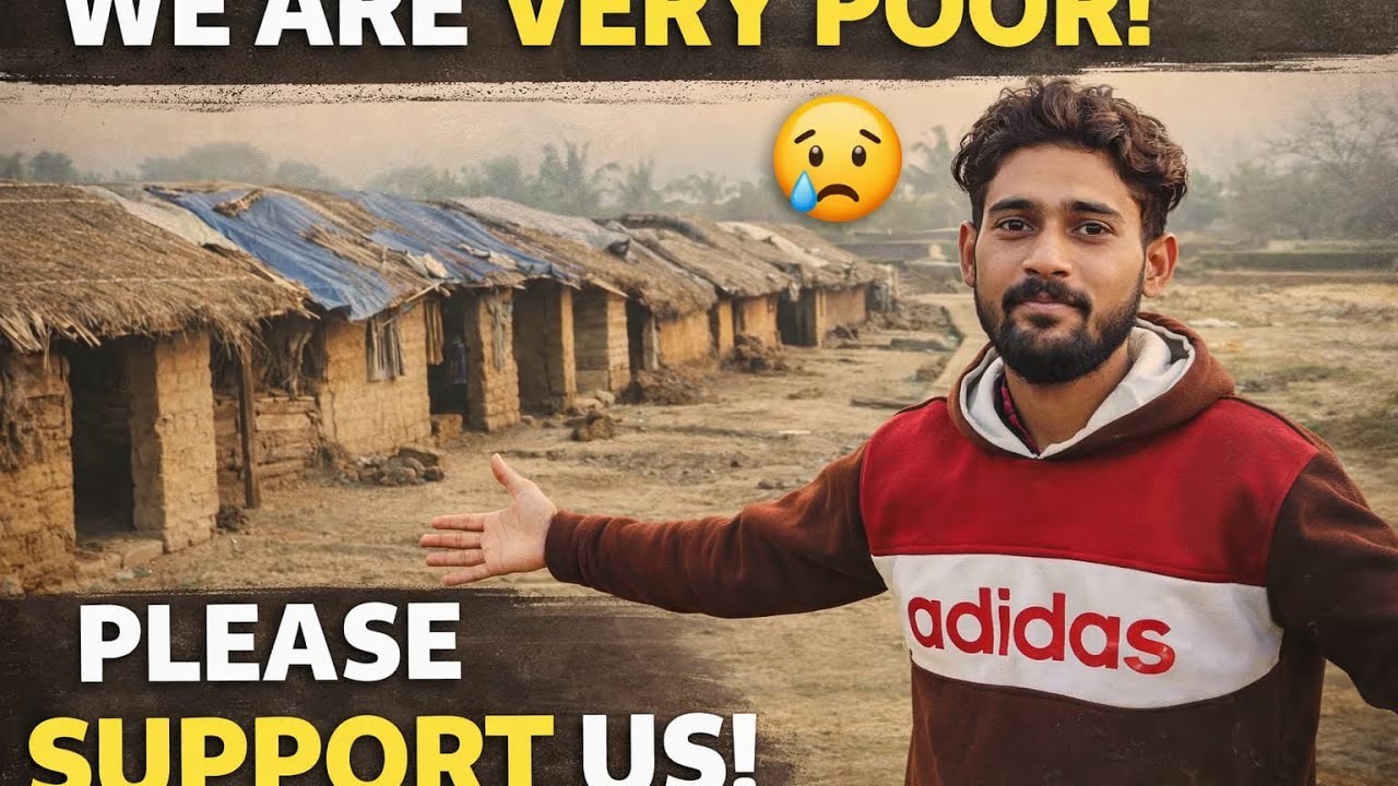 We Are Very Poor | Life in a Hut (Jhoppadi) | Real Village Life Vlog India 2025–2026. 