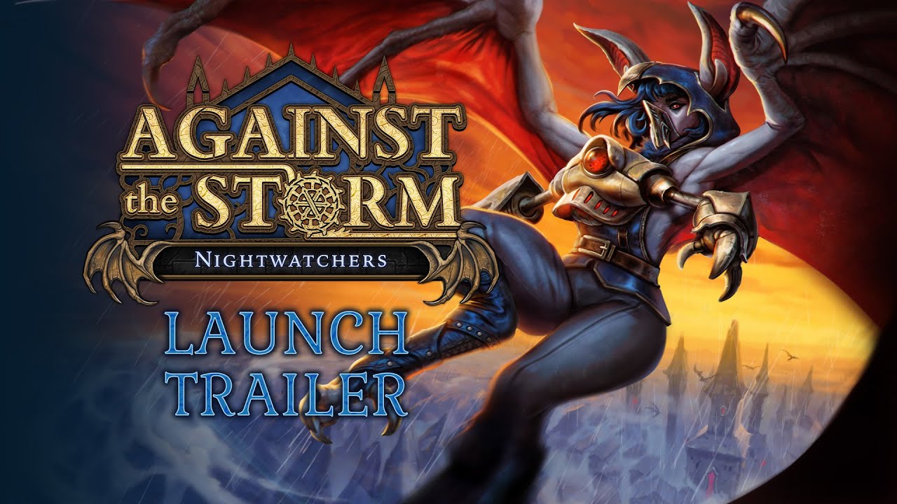 Against the Storm - Nightwatchers DLC Launch Trailer | Dark Fantasy/Roguelite City Builder